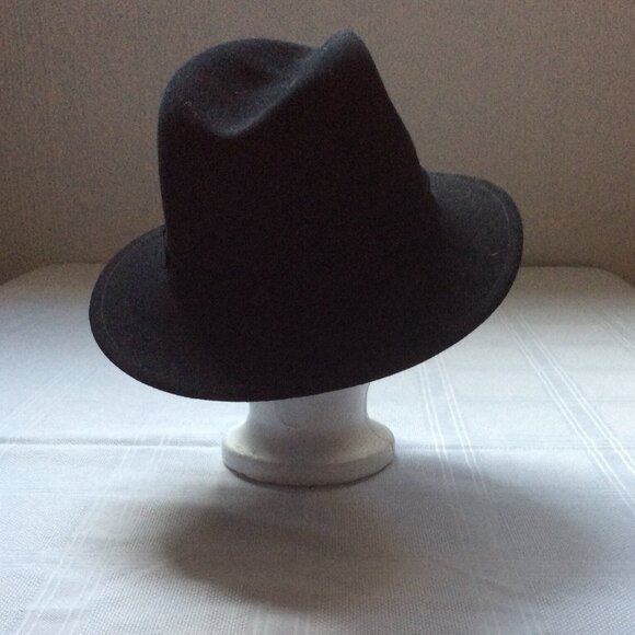 New never worn Bailey of Hollywood for J. Crew black felt hat, packable - Picture 3 of 4